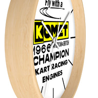 Vintage Karting 1966 Komet American & British Champions Wall Clock