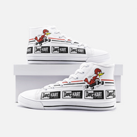 Vintage Karting Dart Kart by Rupp Unisex High Top Canvas Shoes