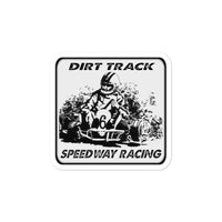 Vintage Karting Dirt Track Speedway Racing Bubble-free stickers