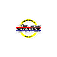 Kart Racers Speed Shop Indianapolis Bubble-free stickers