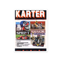 Vintage Karting August 1982 Karter News Magazine Cover Bubble-free stickers