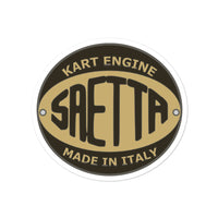 Vintage Karting Saetta Kart Engine Bubble-free stickers