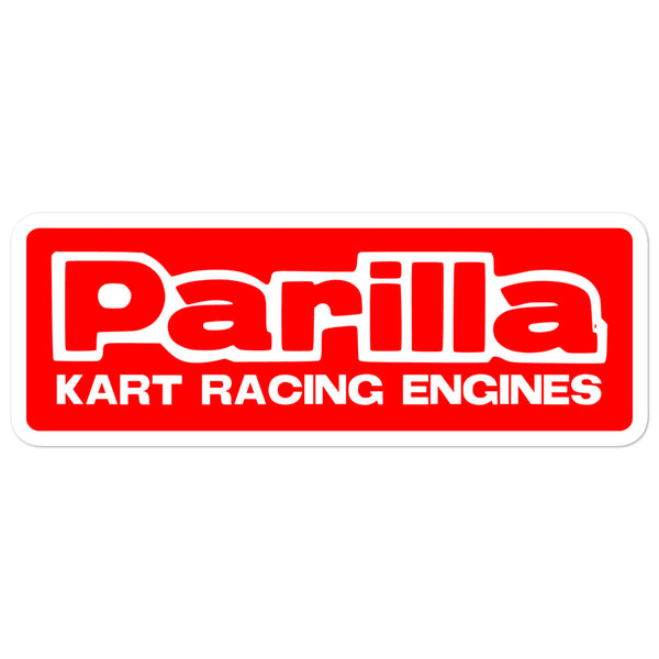 Vintage Karting Parilla Kart Racing Engines Bubble-free stickers