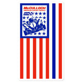Vintage Karting McCulloch RWB Enduro Flag Bubble-free stickers