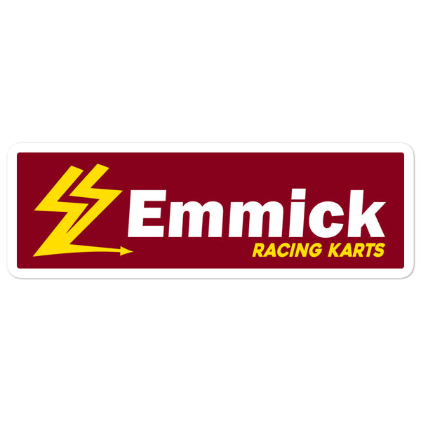 Vintage Karting Emmick Racing Karts Bubble-free stickers