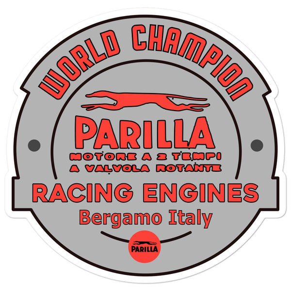 Vintage Karting Parilla Kart Engine Badge Bubble-free stickers
