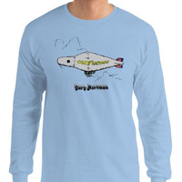 Vintage Karting Gary Hartman Blimp Pipe Men’s Long Sleeve Shirt
