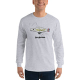 Vintage Karting Gary Hartman Blimp Pipe Men’s Long Sleeve Shirt