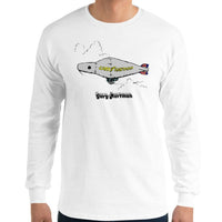 Vintage Karting Gary Hartman Blimp Pipe Men’s Long Sleeve Shirt