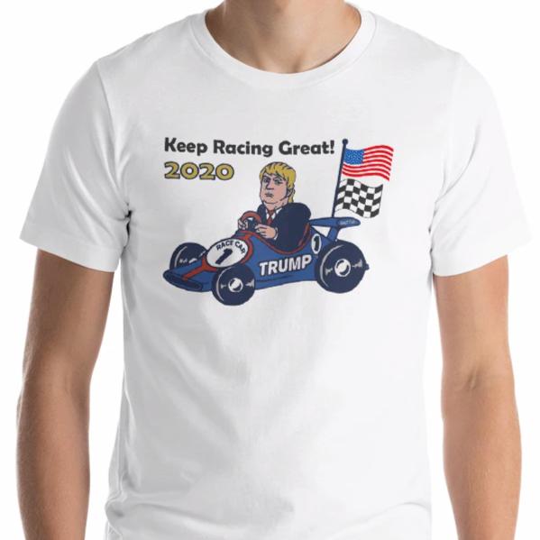 Trump Inspired Keep Racing Great Premium Short-Sleeve Unisex T-Shirt