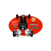 Vintage Karting Simplex Challenger with Twin Clinton E65 Race Engines Bubble-free stickers