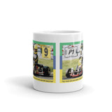 Vintage Karting Senna in DAP #9 Kart Coffee Mug