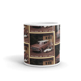 Vintage Racing 1960 White Quarter Midget Coffee Mug