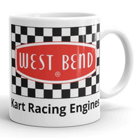 Vintage Karting West Bend Kart Racing Engines Power Coffee Mug