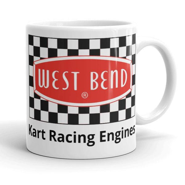 Vintage Karting West Bend Kart Racing Engines Power Coffee Mug
