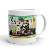Vintage Karting Senna in DAP #9 Kart Coffee Mug