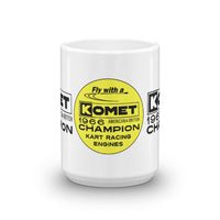 Vintage Karting Komet 1966 American & British Champion Coffee Mug