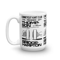 Vintage Kart Racing 1971 Connecticut Kart Club Enduro Nationals Coffee Mug