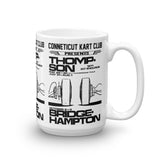 Vintage Kart Racing 1971 Connecticut Kart Club Enduro Nationals Coffee Mug