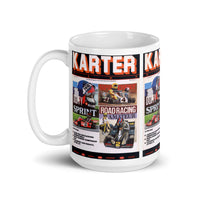 Vintage Kart Racing Karter News Magazine August 1982 Cover Coffee Mug