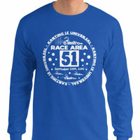 Kart Racing "Race AREA 51" Karting is Universal Premium Long Sleeve T-Shirt