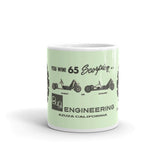 Vintage Karting Bug Engineering 1965 Scorpion Sprint & Enduro Kart Coffee Mug