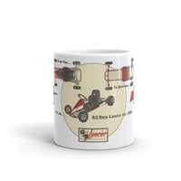 Vintage Karting Lancer Sprint Go Karts Coffee Mug