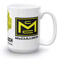 Vintage Kart Racing McCulloch Racing Engine Coffee Mug