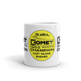 Vintage Karting Komet 1966 American & British Champion Coffee Mug