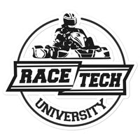 Kart Racing Race Tech U Circle Bubble-free stickers