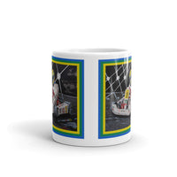Vintage Kart Racing Ayrton Senna Art Coffee Mug