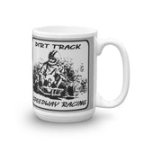 Vintage Karting Dirt Track Speedway Racing Coffee Mug