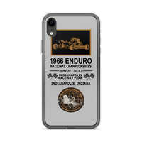 Vintage Karting 1966 IKF Enduro Nationals Indianapolis Raceway Park iPhone Case