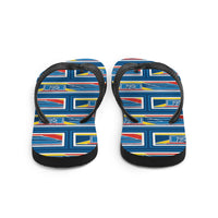 Kart Racing FA Kart Inspired Flip-Flops