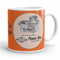 Vintage Karting West Bend Kart Racing Power Bee Engines Coffee Mug