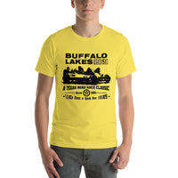 Vintage Kart Racing 1969 Buffalo Lakes Enduro Race Premium Short-Sleeve Unisex T-Shirt