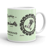 Vintage Karting Bug Engineering 1965 Scorpion Sprint & Enduro Kart Coffee Mug