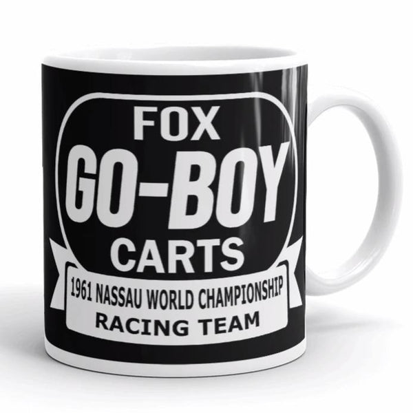 Vintage Karting Fox Go Boy Carts 1961 Nassau World Champion Coffee Mug