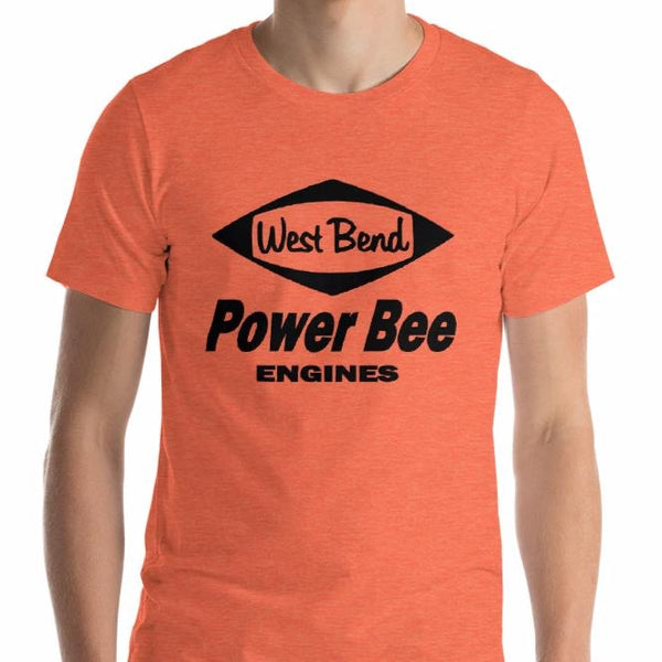 Vintage Karting West Bend Kart Racing Power Bee Engines Premium Short-Sleeve Unisex T-Shirt