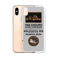 Vintage Karting 1966 IKF Enduro Nationals Indianapolis Raceway Park iPhone Case