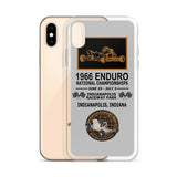Vintage Karting 1966 IKF Enduro Nationals Indianapolis Raceway Park iPhone Case