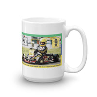 Vintage Karting Senna in DAP #9 Kart Coffee Mug