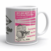 Vintage Karting West Bend Kart Racing Engines Sweep Up Coffee Mug