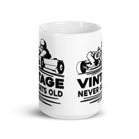 Vintage Enduro Karting Never Gets Old Coffee Mug