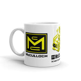 Vintage Kart Racing McCulloch Racing Engine Coffee Mug