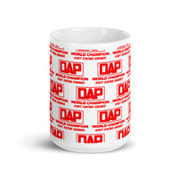 Vintage Karting DAP World Champion Kart Racing Engines Coffee Mug