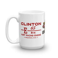 Vintage Karting Clinton E65 Kart Racing Engine Coffee Mug