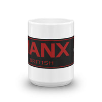 MANX British Motor Tag Replica Coffee Mug
