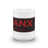 MANX British Motor Tag Replica Coffee Mug