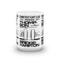 Vintage Kart Racing 1971 Connecticut Kart Club Enduro Nationals Coffee Mug